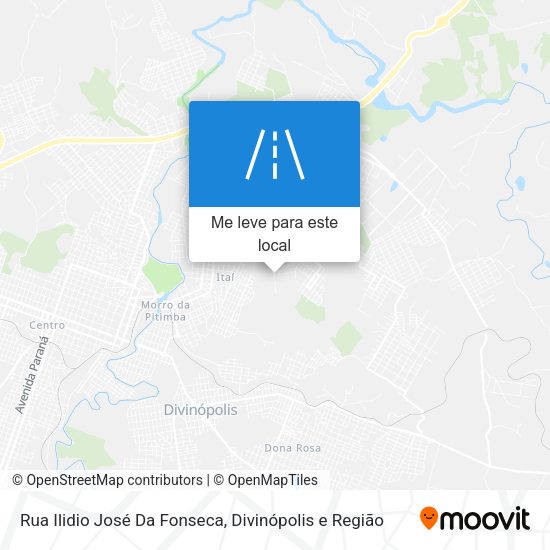 Rua Ilidio José Da Fonseca mapa