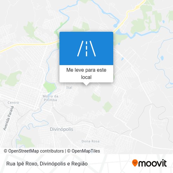 Rua Ipê Roxo mapa