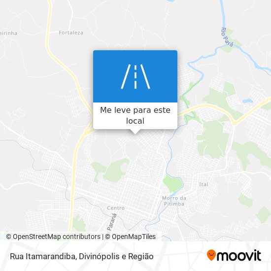 Rua Itamarandiba mapa