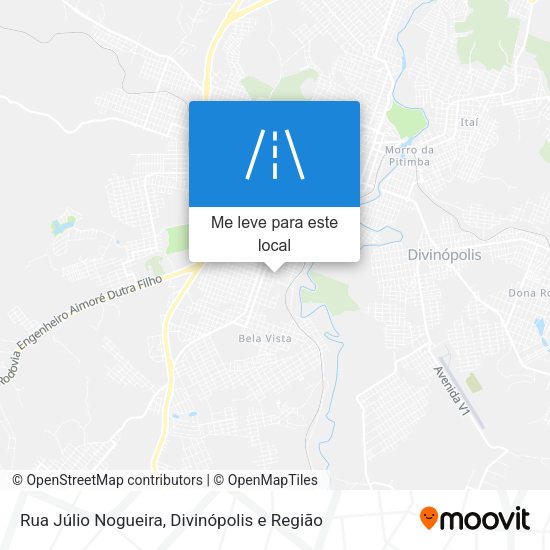 Rua Júlio Nogueira mapa