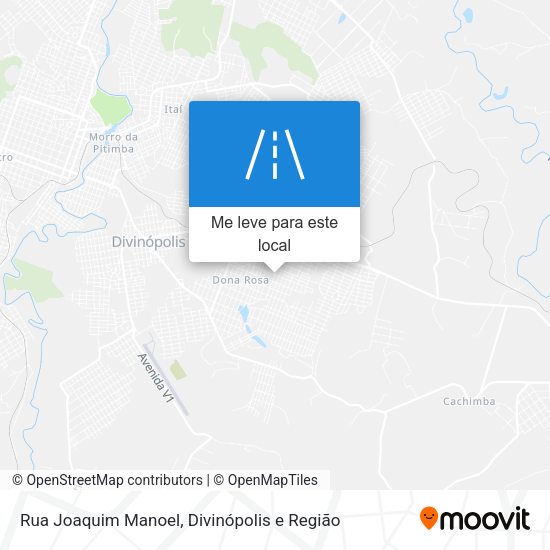 Rua Joaquim Manoel mapa