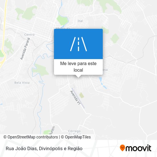 Rua João Dias mapa