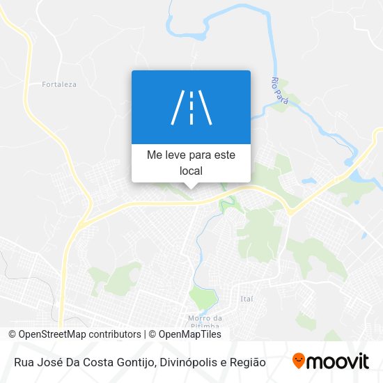 Rua José Da Costa Gontijo mapa