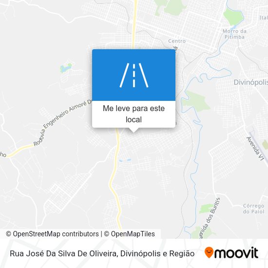 Rua José Da Silva De Oliveira mapa