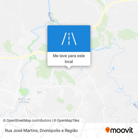 Rua José Martins mapa