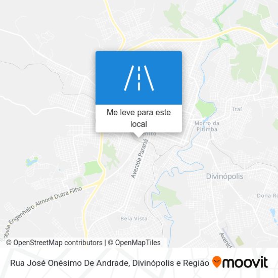 Rua José Onésimo De Andrade mapa