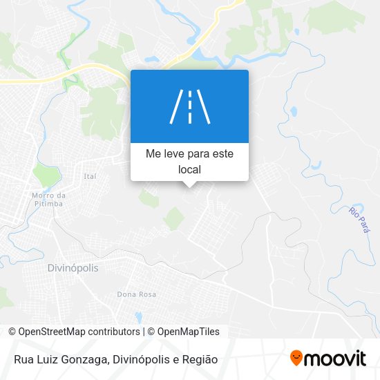 Rua Luiz Gonzaga mapa
