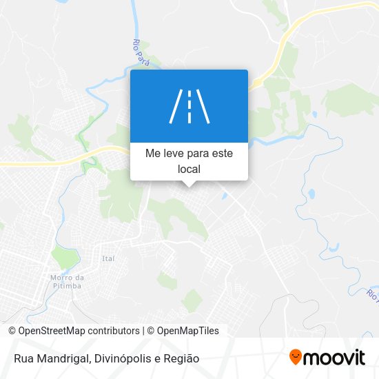 Rua Mandrigal mapa