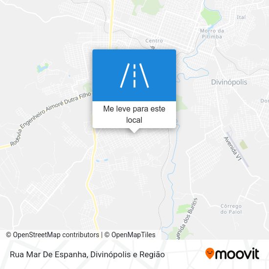 Rua Mar De Espanha mapa