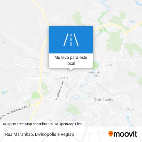 Rua Maranhão mapa