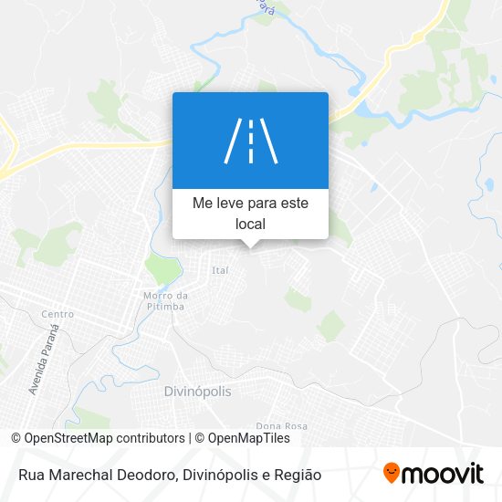 Rua Marechal Deodoro mapa
