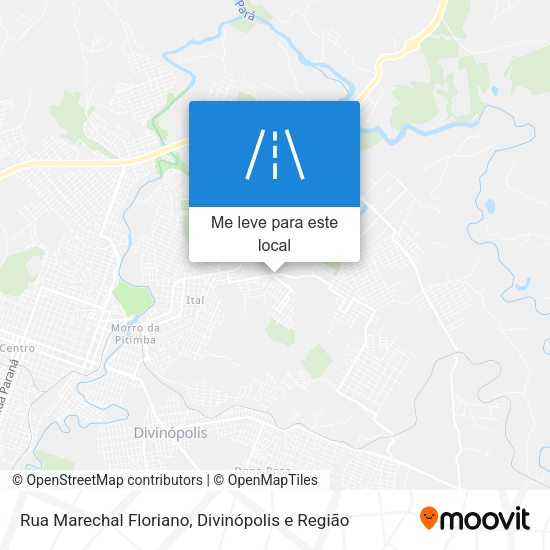 Rua Marechal Floriano mapa