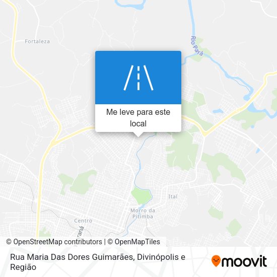 Rua Maria Das Dores Guimarães mapa