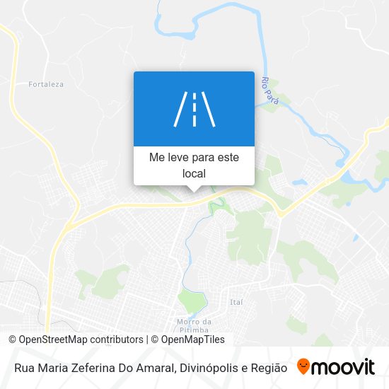 Rua Maria Zeferina Do Amaral mapa