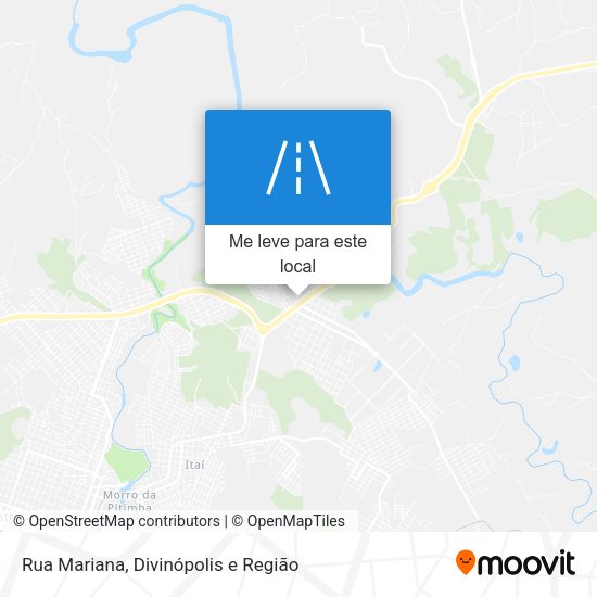 Rua Mariana mapa