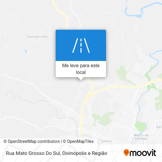 Rua Mato Grosso Do Sul mapa