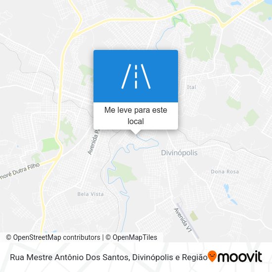 Rua Mestre Antônio Dos Santos mapa