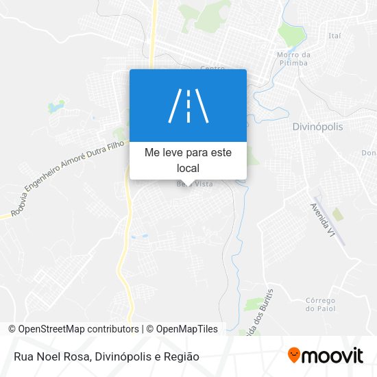 Rua Noel Rosa mapa