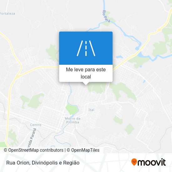 Rua Orion mapa