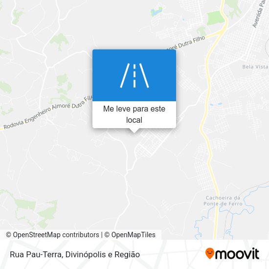 Rua Pau-Terra mapa