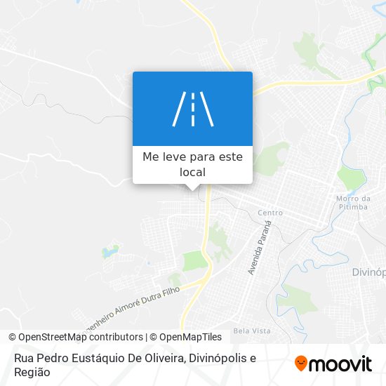 Rua Pedro Eustáquio De Oliveira mapa