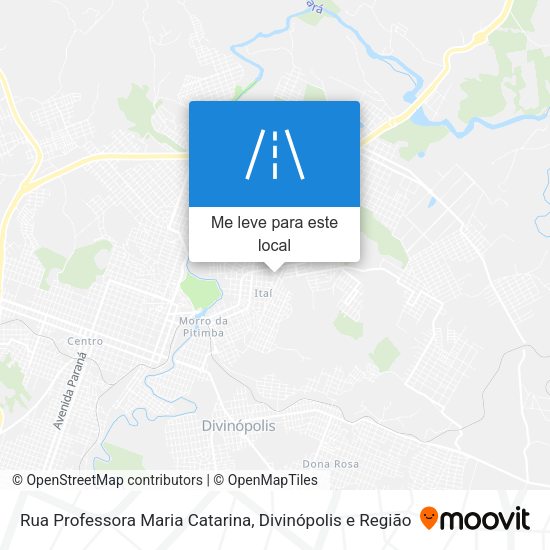 Rua Professora Maria Catarina mapa