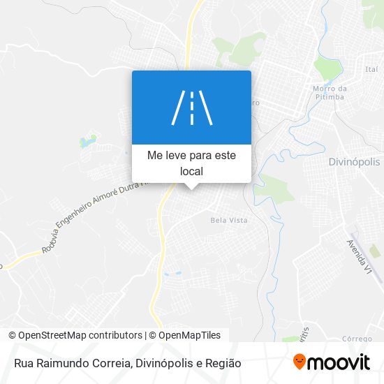 Rua Raimundo Correia mapa