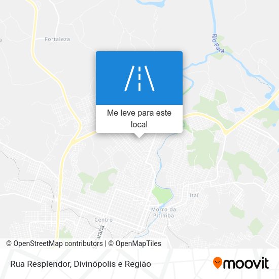 Rua Resplendor mapa