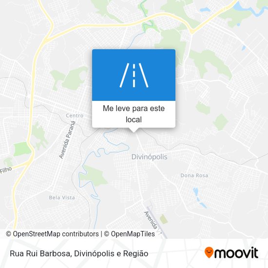 Rua Rui Barbosa mapa