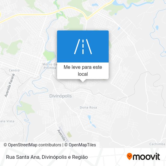 Rua Santa Ana mapa