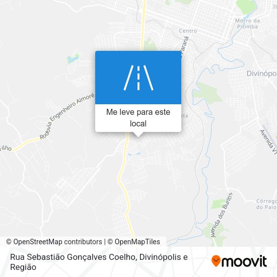 Rua Sebastião Gonçalves Coelho mapa