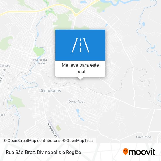 Rua São Braz mapa