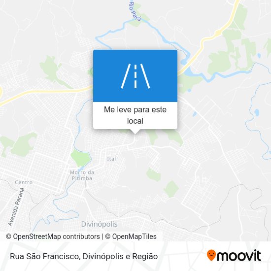 Rua São Francisco mapa