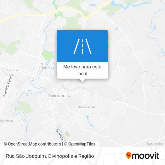 Rua São Joaquim mapa
