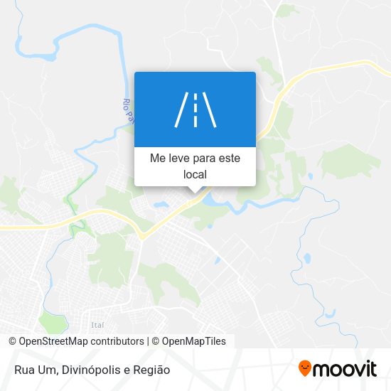Rua Um mapa