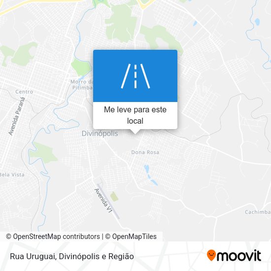 Rua Uruguai mapa