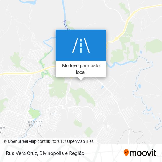 Rua Vera Cruz mapa