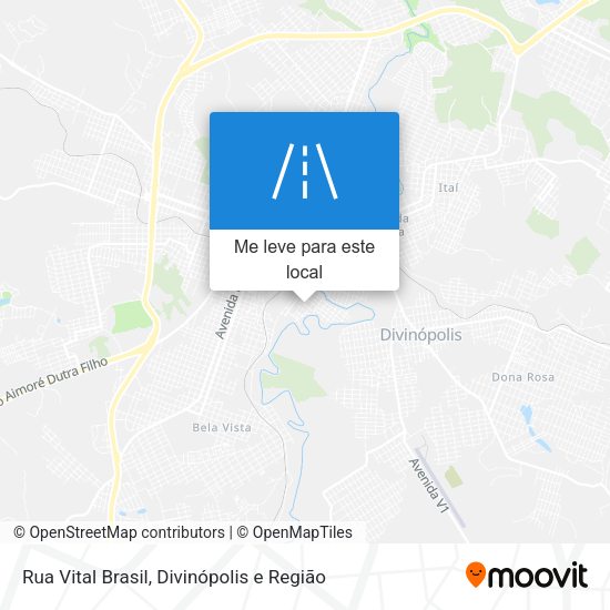 Rua Vital Brasil mapa