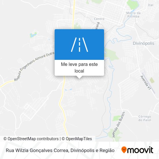 Rua Wilzia Gonçalves Correa mapa
