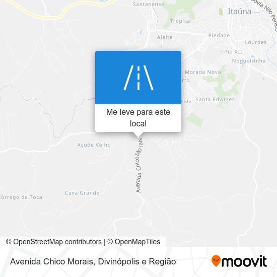 Avenida Chico Morais mapa