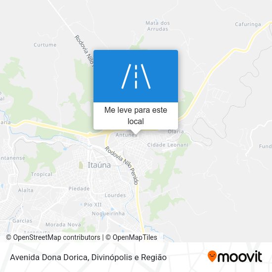 Avenida Dona Dorica mapa