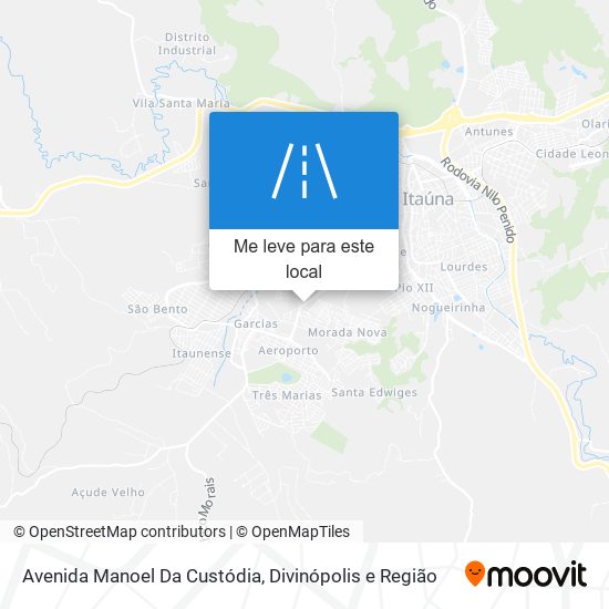 Avenida Manoel Da Custódia mapa