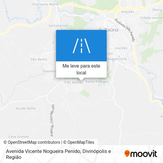Avenida Vicente Nogueira Penido mapa