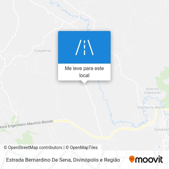 Estrada Bernardino De Sena mapa