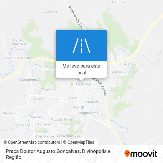Praça Doutor Augusto Gonçalves mapa