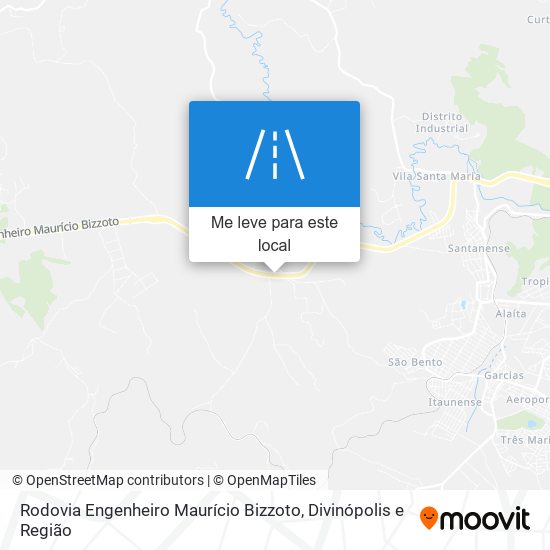 Rodovia Engenheiro Maurício Bizzoto mapa