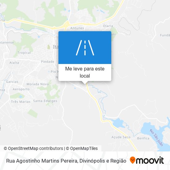 Rua Agostinho Martins Pereira mapa