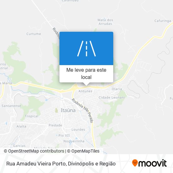 Rua Amadeu Vieira Porto mapa