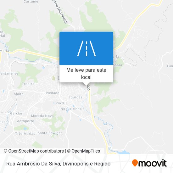 Rua Ambrósio Da Silva mapa