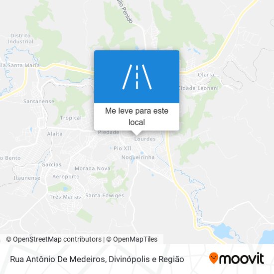 Rua Antônio De Medeiros mapa
